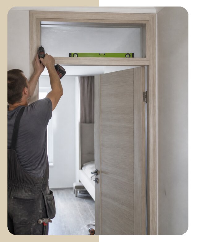 Профессиональная установка фрамуги двери под ключ в Рассказове