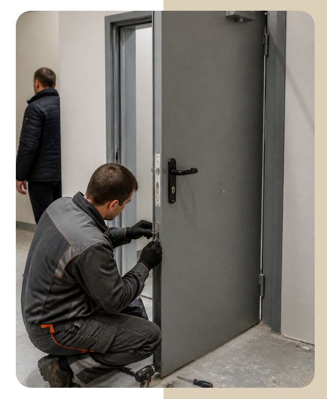 Ремонт противопожарной двери в Рассказове по цене 6640 р. | ДвериЛегко-Рсз