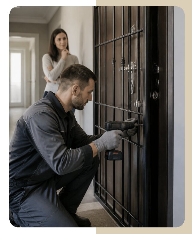 Установка решеток на двери в Рассказове от 4597 р. | ДвериЛегко-Рсз